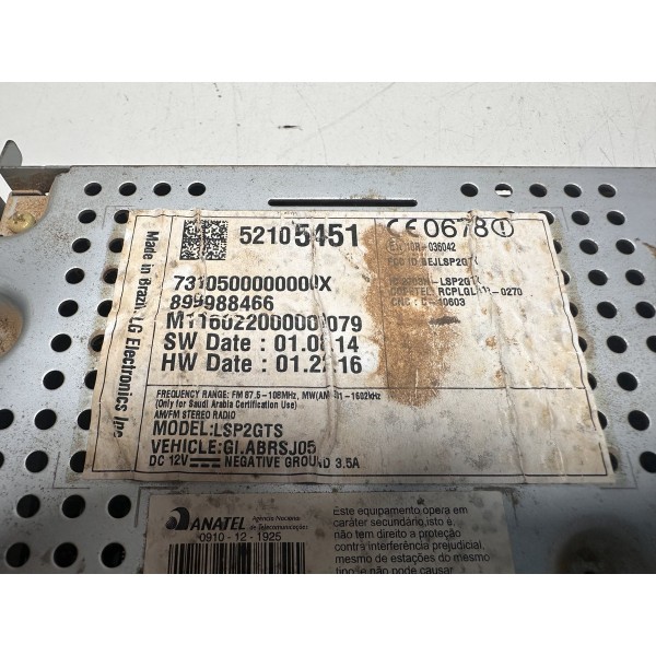 Multimídia My Link Gm Chevrolet S10 2013/2016 Original