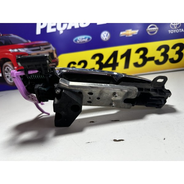 Maçaneta Externa Hilux Sw4 16/20 Traseira Esquerda Cromada
