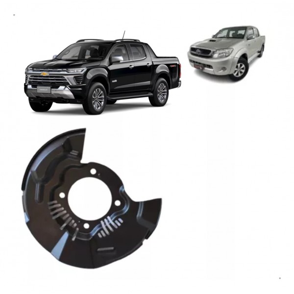 Prato Proteção Do Disco De Freio Dianteiro L.e Hilux Srv Sw4