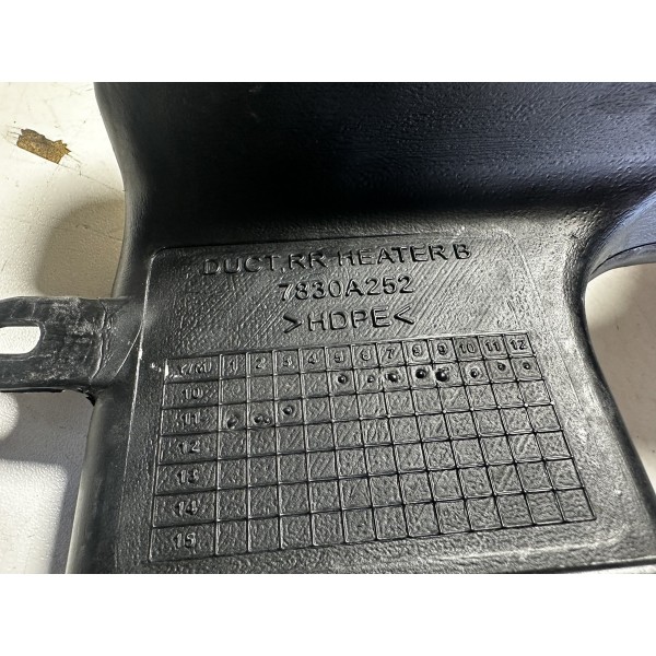 Duto Aquecedor Ar Condicionado Tras L/d L200 2015 Original