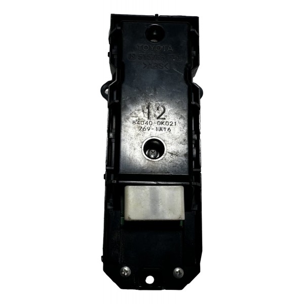 Comando Botão Vidro Elétrico Hilux/sw4 2016/24 Detalhe Orig