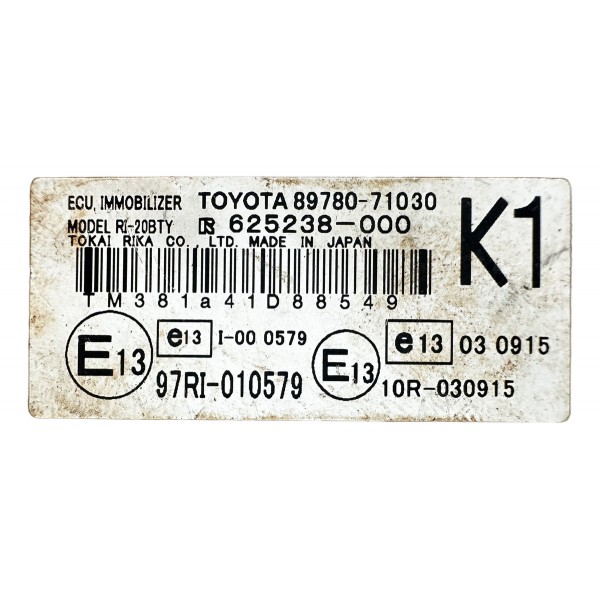 Módulo Imobilizador Hilux 3.0 2012/2015 Original