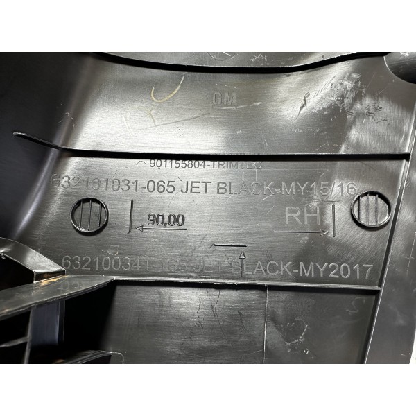 Soleira Acabamento Lado Direito S10 2015 Original Preto