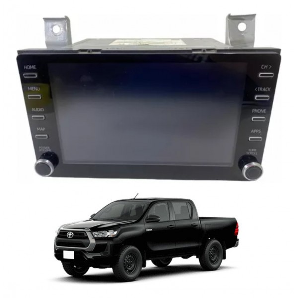 Central Multimídia Hilux 2016/2021 Original