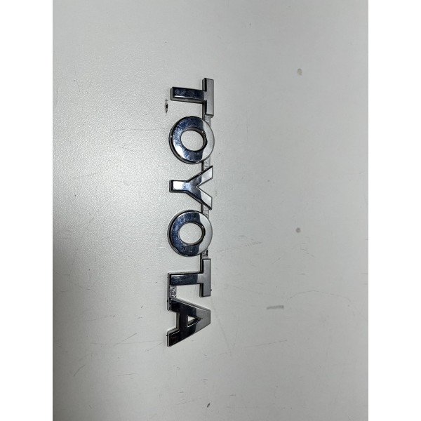 Emblema Letreiro Cromado Toyota Hilux 2016/2019 Tampa Orig