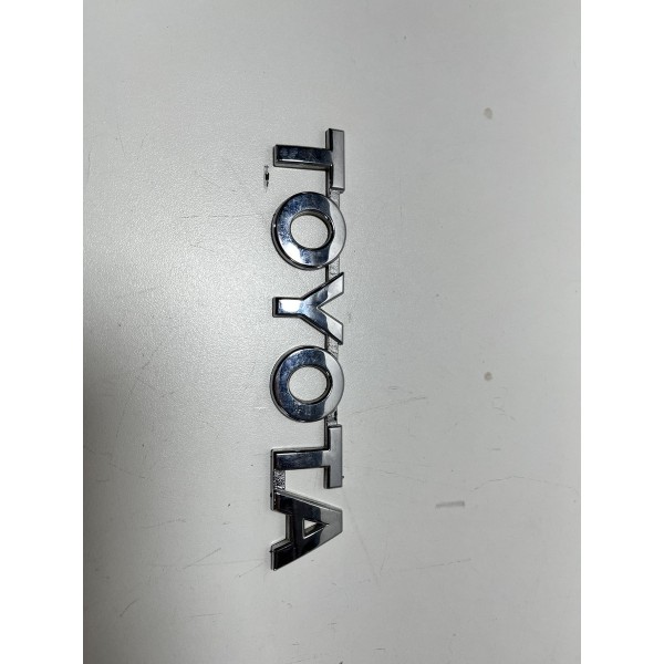 Emblema Letreiro Cromado Toyota Hilux 2016/2019 Tampa Orig