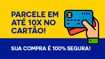 Parcele suas compras em 12x no cartão - sua compra é 100% segura